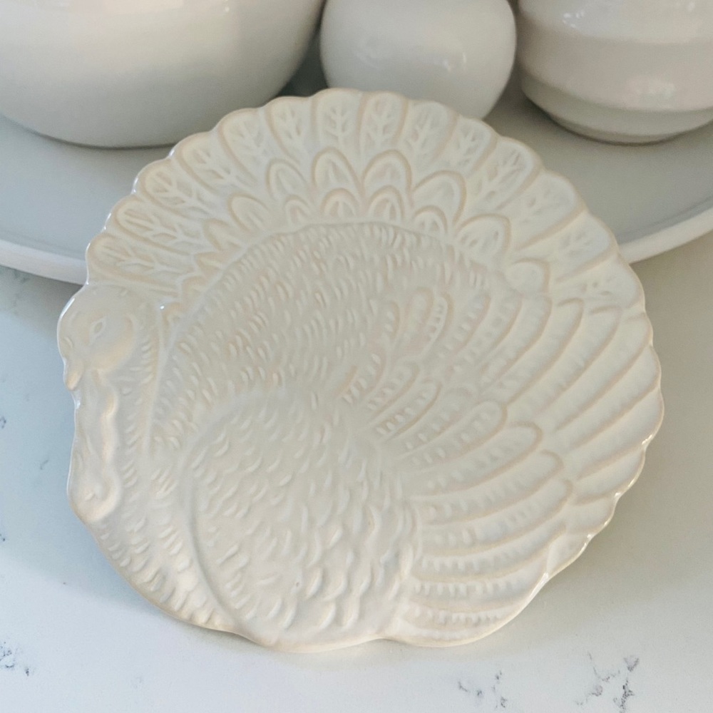 Crate&barrel Ceramic Turkey Trivet